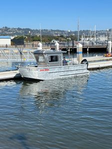 Lone angler fishing in California
