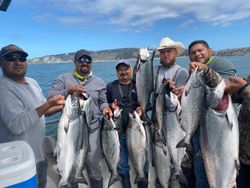 6 Chinook Salmon, Coho Salmon, and Silver carp caught fishing in CA