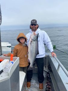 Chinook salmon caught while fishing in CA
