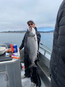 Chinook Salmon caught fishing in CA