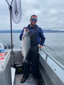 Coho Salmon caught while fishing in CA