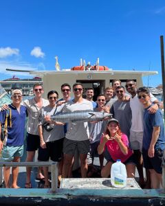 Wahoo fish caught on a fishing trip in Florida