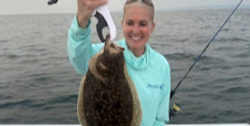 Southern Flounder caught during fishing trip on Long Island