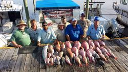 Anglers enjoying a great fishing day in Florida