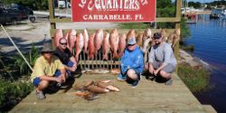 Two anglers fishing in Carrabelle