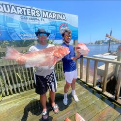 Two people fishing in Florida