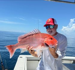 Angler fishing in Carrabelle
