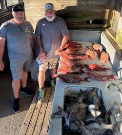 Two people fishing in Florida