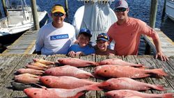 Fishing in Florida with 4 people