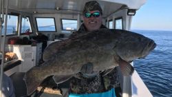 Gag grouper, 34 inches, fishing in FL