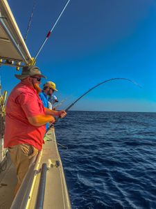 Two anglers fishing in Carrabelle