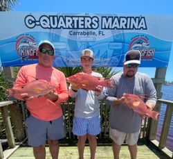 3 hogfish caught while fishing in FL