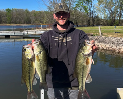 Largemouth bass caught while fishing in Tennessee