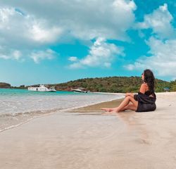 Scenic view of PR coastline during fishing tour