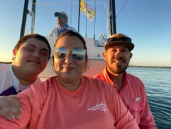 Four people fishing in Texas