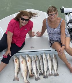 8 redfish caught during fishing trip in TX
