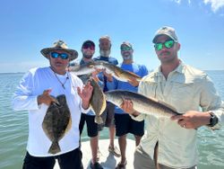 4 redfish caught at South Padre Island