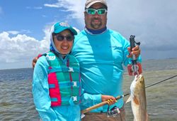 Redfish caught while fishing in TX
