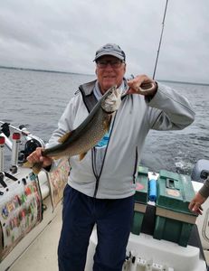 Roger with one of many he pulled in on his charter