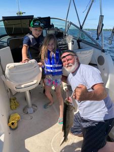 Family Fishing in Lake Champlain