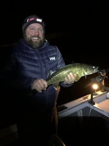 One fisherman angling in Vermont
