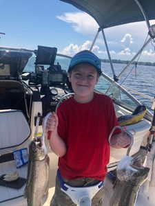 Two fishing on Isle La Motte