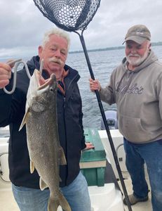 A large Lake Trout caught while fishing on Isle La Motte