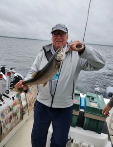 Cutthroat trout caught in Vermont