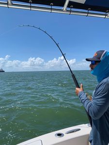 A person fishing in TX