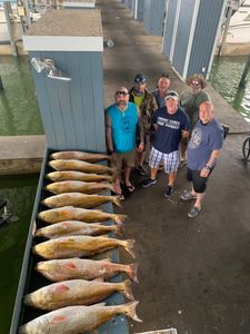 6 fishing people in Galveston