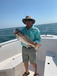 Lone angler fishing in TX