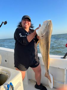 Fisherman with a 33-inch catch in TX