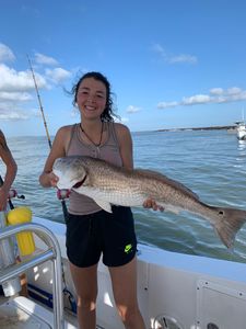 Redfish caught in Galveston