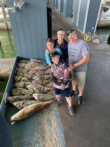 Fishing in Galveston with 4 people
