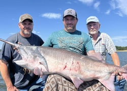 Group of 3 anglers fishing at Sand Springs