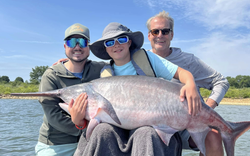 One big fish caught while fishing in OK