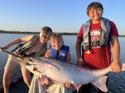 One large fish caught in Sand Springs