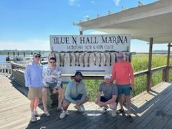 Three anglers fishing in Darien