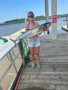 Angler with a big fish in GA