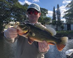 Angler catching a fish in Delray Beach