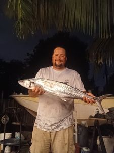 A king mackerel fish caught in Delray Beach
