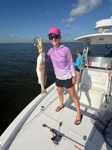 Two people fishing in MS