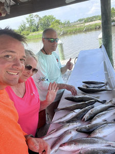 Anglers fishing in the beautiful Bay St. Louis
