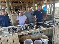 Five anglers fishing in Mississippi