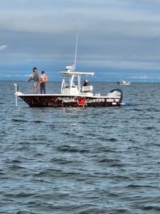 Two people fishing in MS