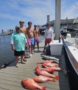 Five people fishing in Florida