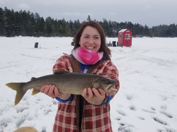 A solitary bull trout caught in Harmony