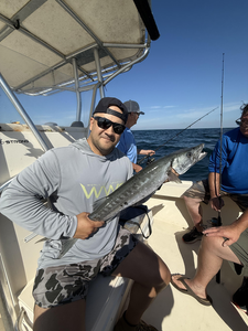 Deep sea adventure lands a fierce Great Barracuda off Darien's coast!