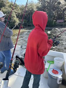 Clear skies perfect for deep sea light tackle adventures!
