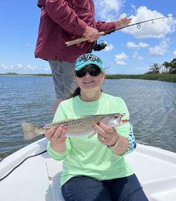 Speckled trout caught fishing in Darien GA waters